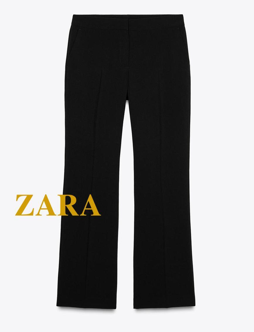 激安通販の ☆ドイツ発*ZARA*新作*ハイウエストブーツカットパンツ/BLACK☆ スニーカー