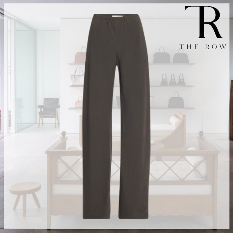 （New）The Row Gala シルクリネンストレートレッグパンツ