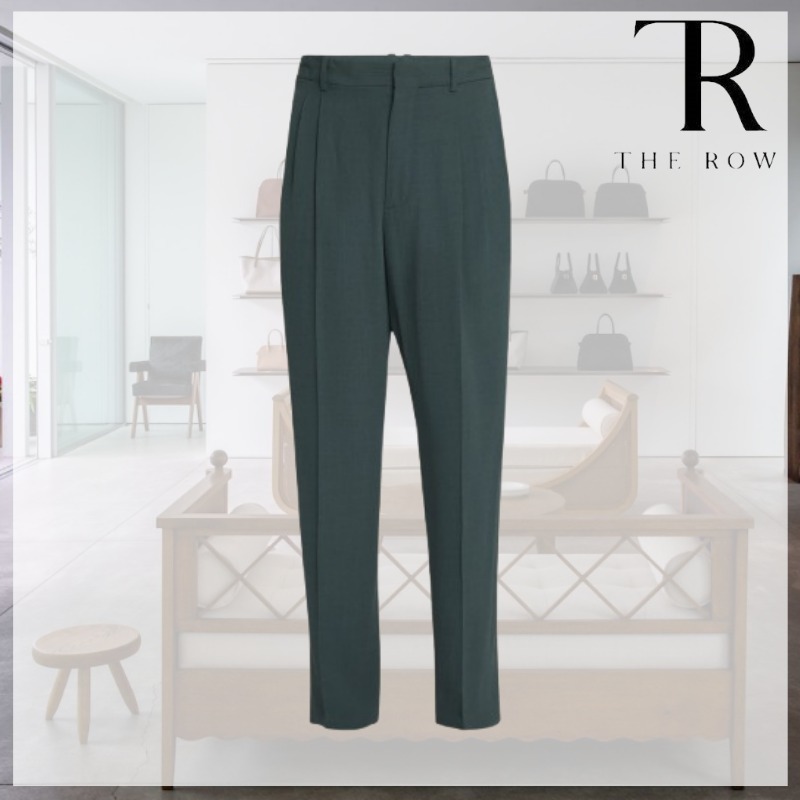 （New）The Row Silas プリーツウールブレンドパンツ