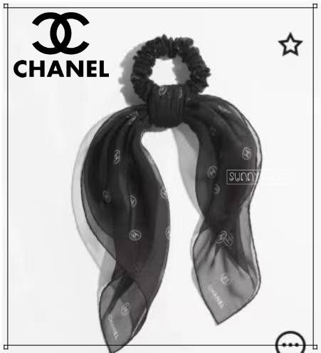 《25SS★》CHANEL シュシュ 軽くて可愛い ココマーク