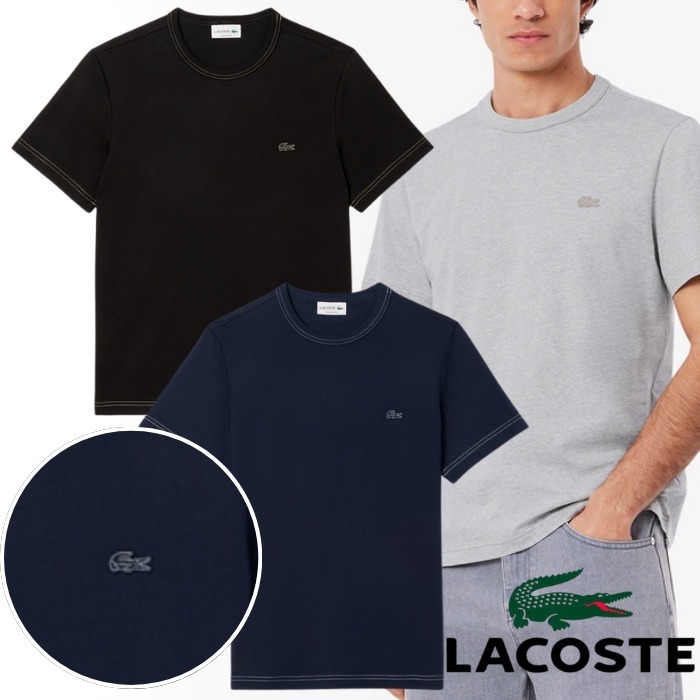 ◆国内直営◆【LACOSTE】配色ステッチTシャツ