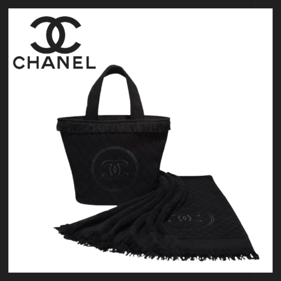 【定番＊大人気】CHANEL 25P ビーチバッグ＆ビーチタオルセット
