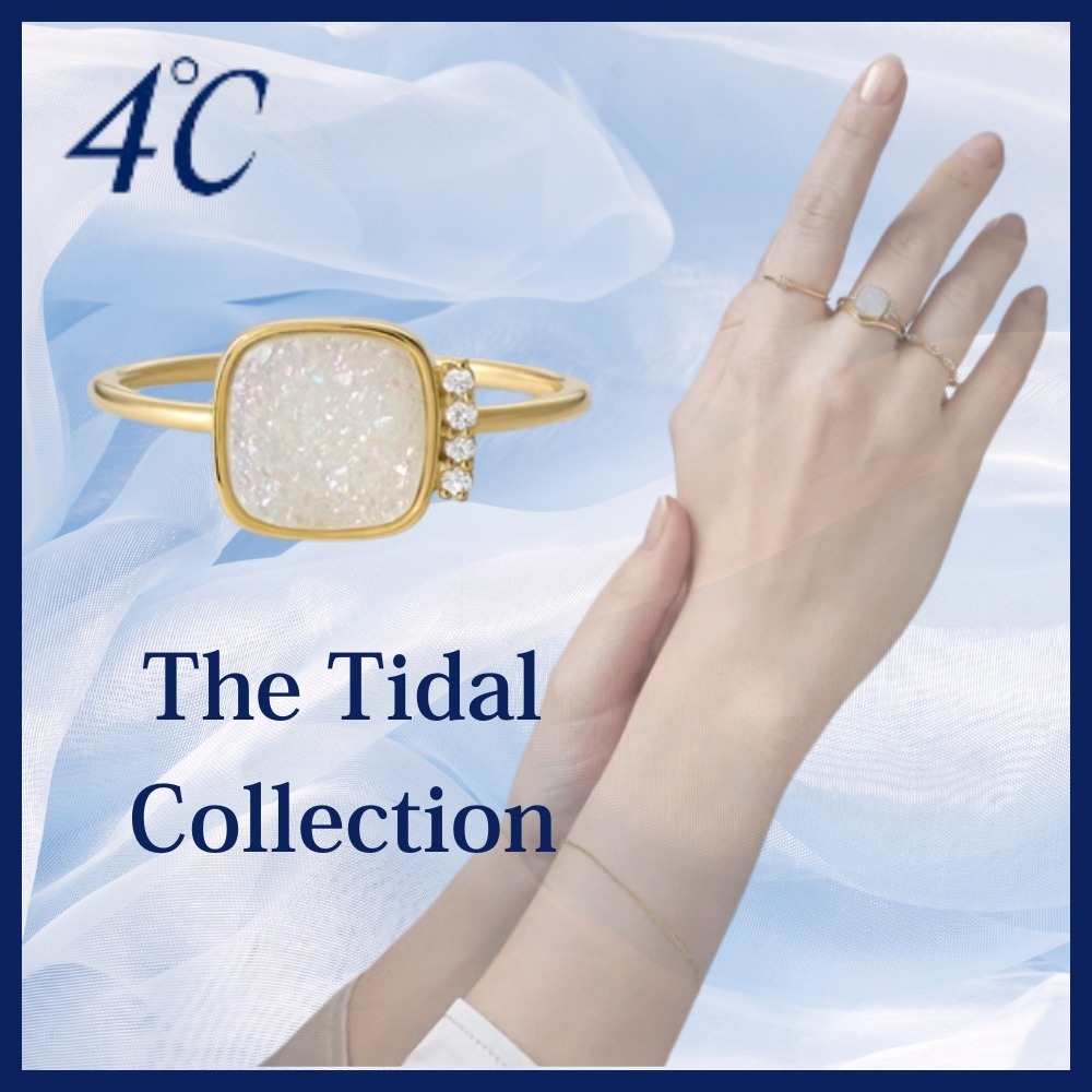 上品に♪*4℃*The Tidal Collection K10イエローゴールド リング