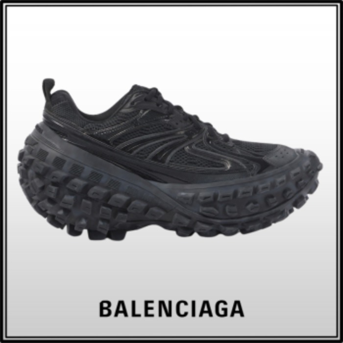 国内発送【BALENCIAGA】バウンサー スニーカー ブラック ロゴ