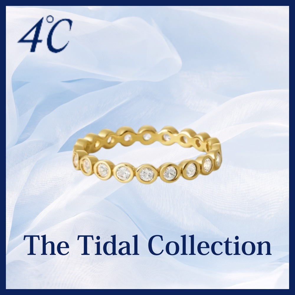 煌く♪*4℃*The Tidal Collection K10イエローゴールド リング