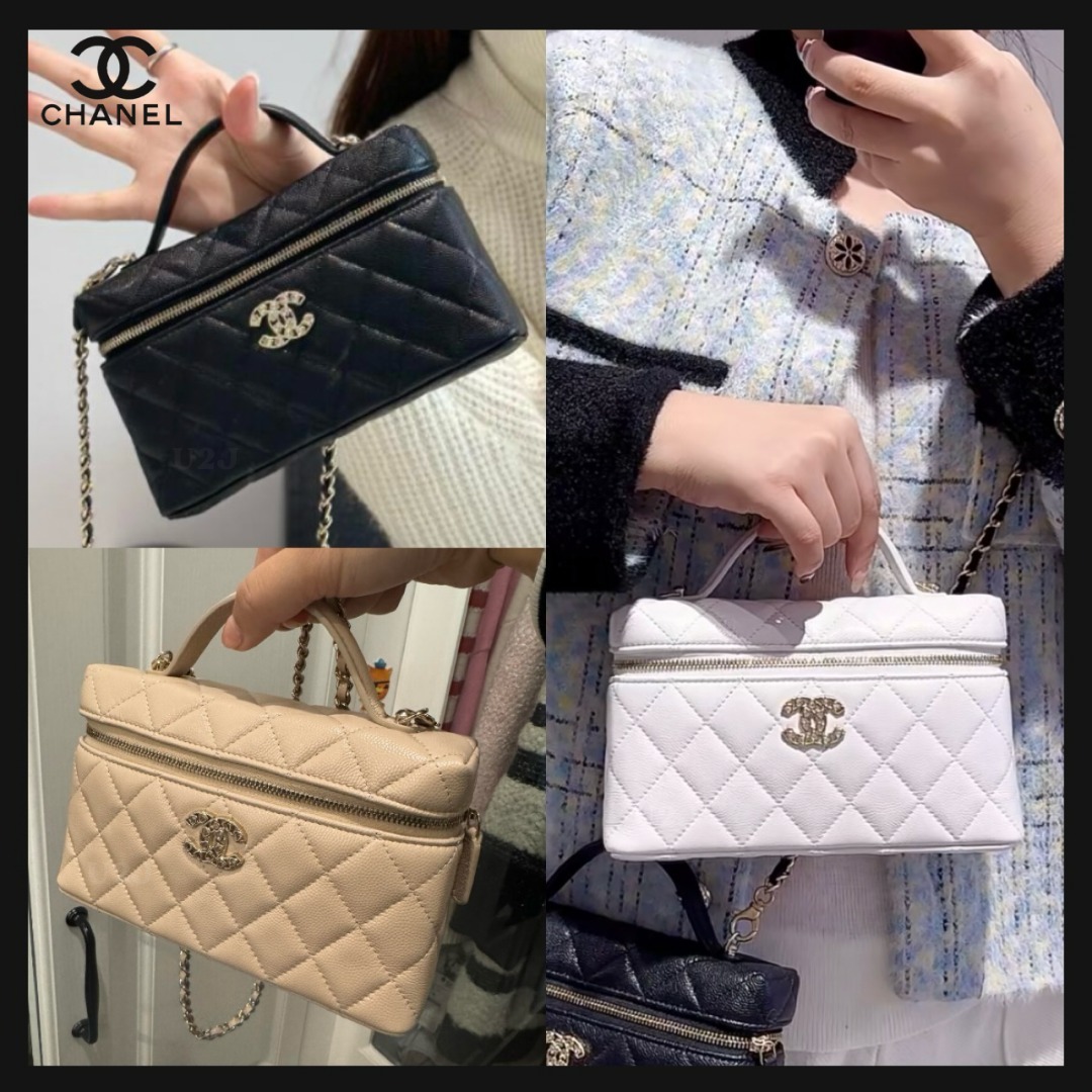 《おしゃれなデザイン！！》 CHANEL バニティー バッグ