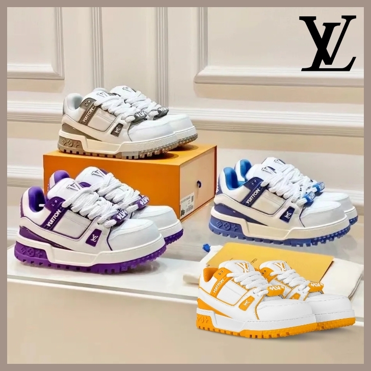 《新作★LVロゴ》Louis Vuitton トレーナーマキシスニーカー