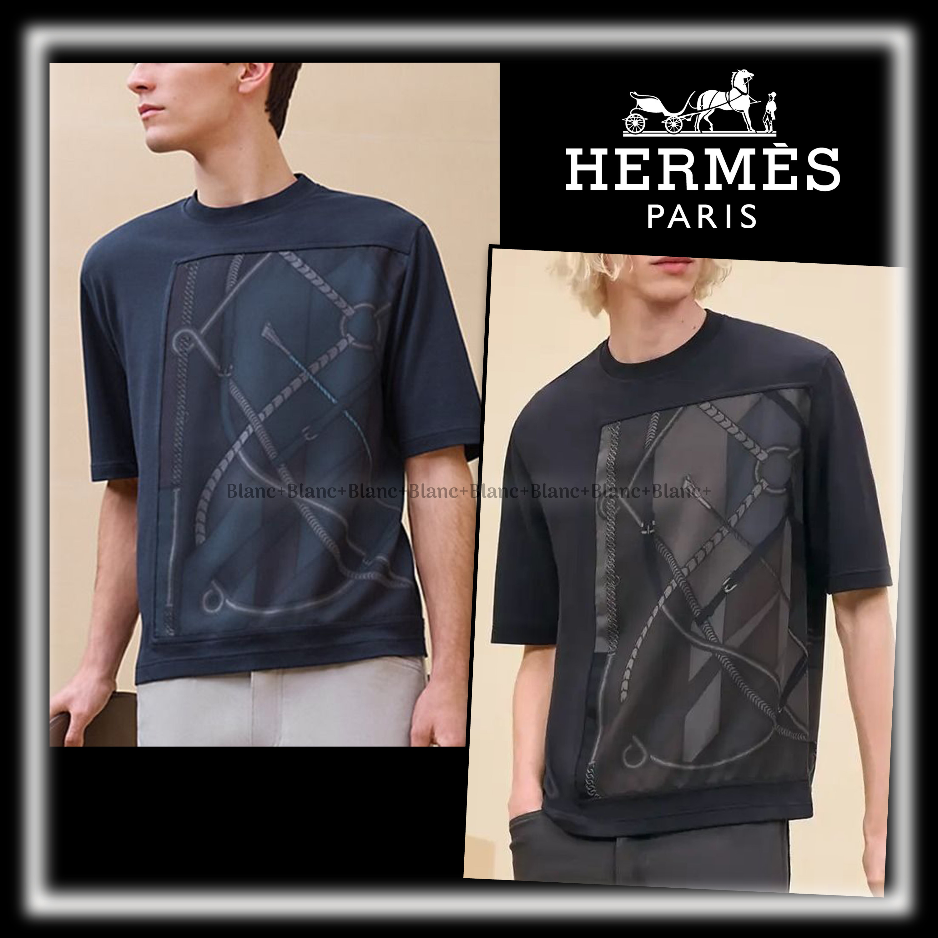 【HERMES】「パルクール・サン・フォート・デカドル」Tシャツ