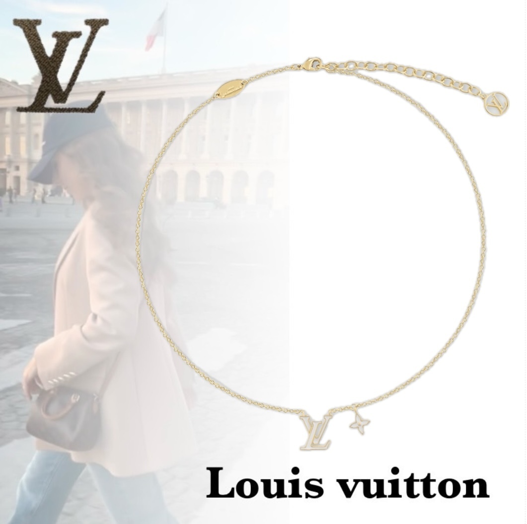 Louis Vuitton ★ ネックレス LV アイコニック エナメル