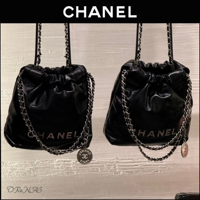 【クールな印象に♪】CHANEL☆22 ミニ AS3980 ブラック