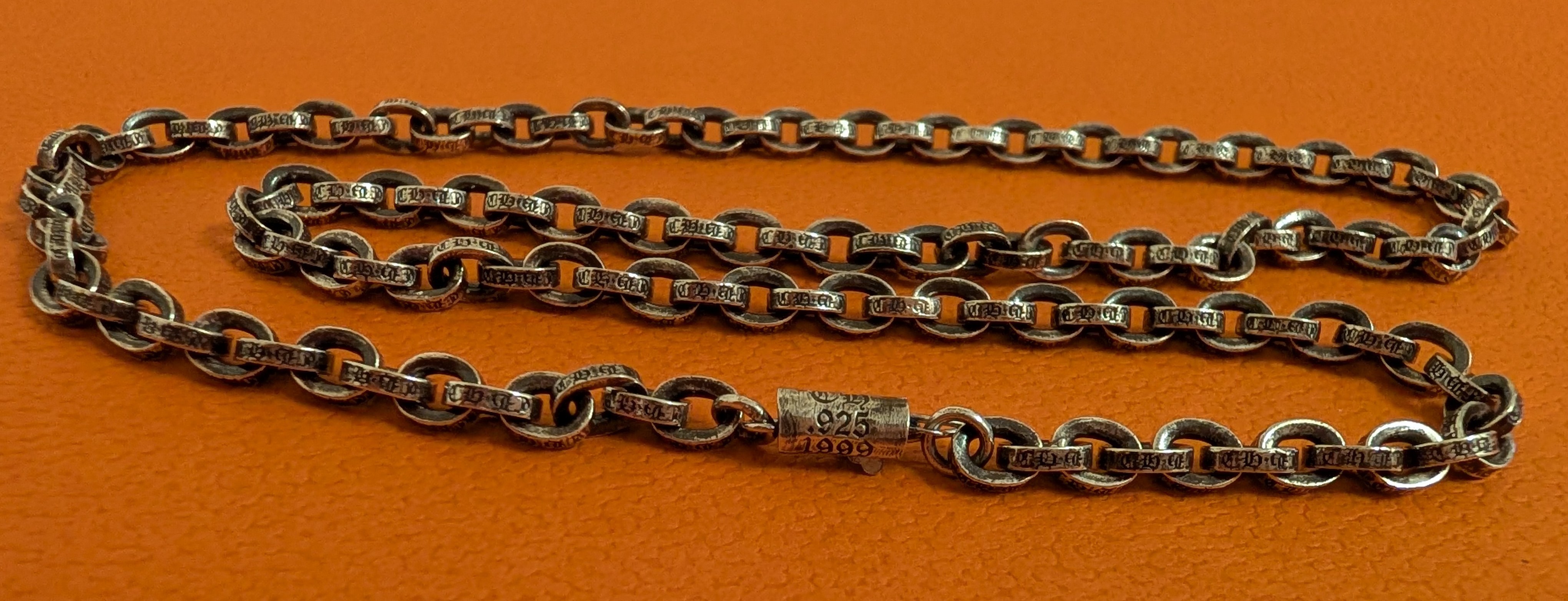 Chrome Hearts ペーパーチェーン ネックレス 20インチ約51センチ