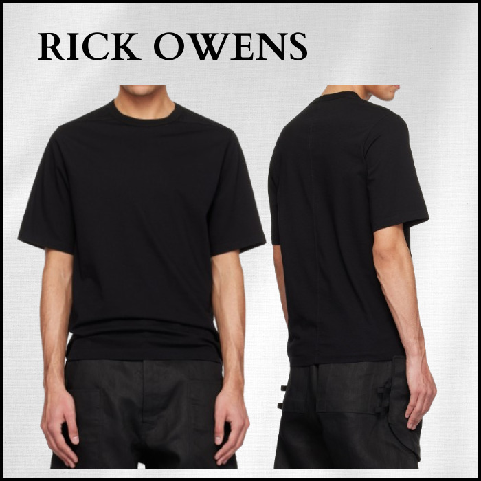 【RICK OWENS】ブラック Hollywood Brad Tシャツ