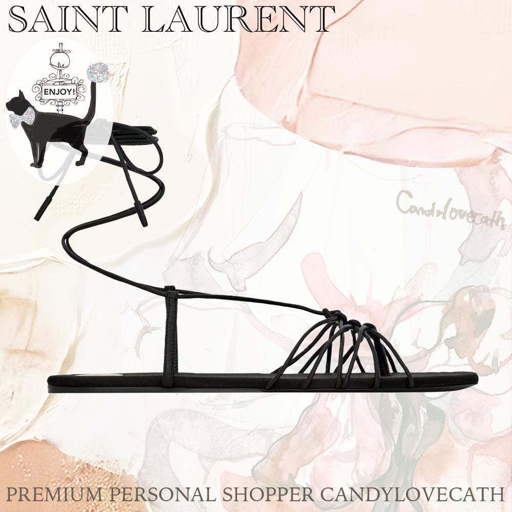 サンダル・ミュール SAINT LAURENT BABYLONE SANDALS