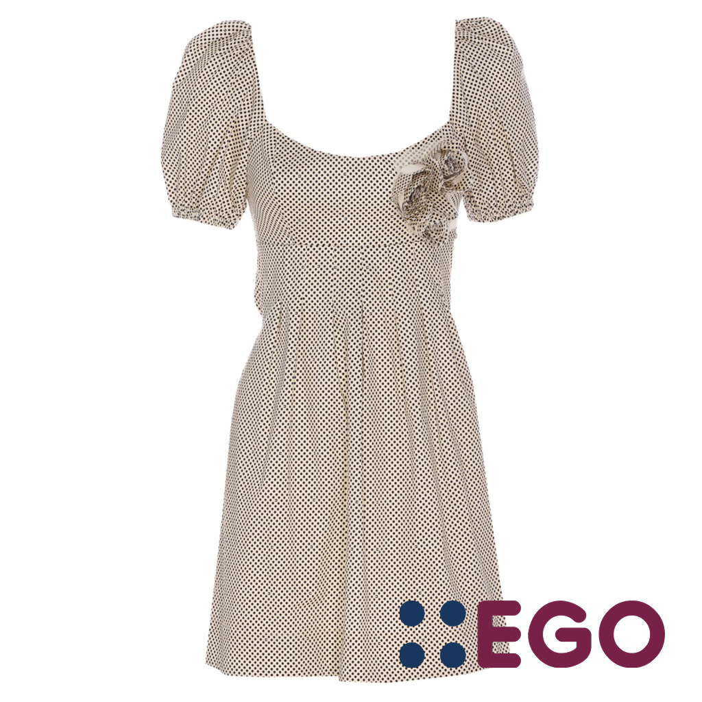 ワンピース COTTON DRESS WITH POLKA DOTS