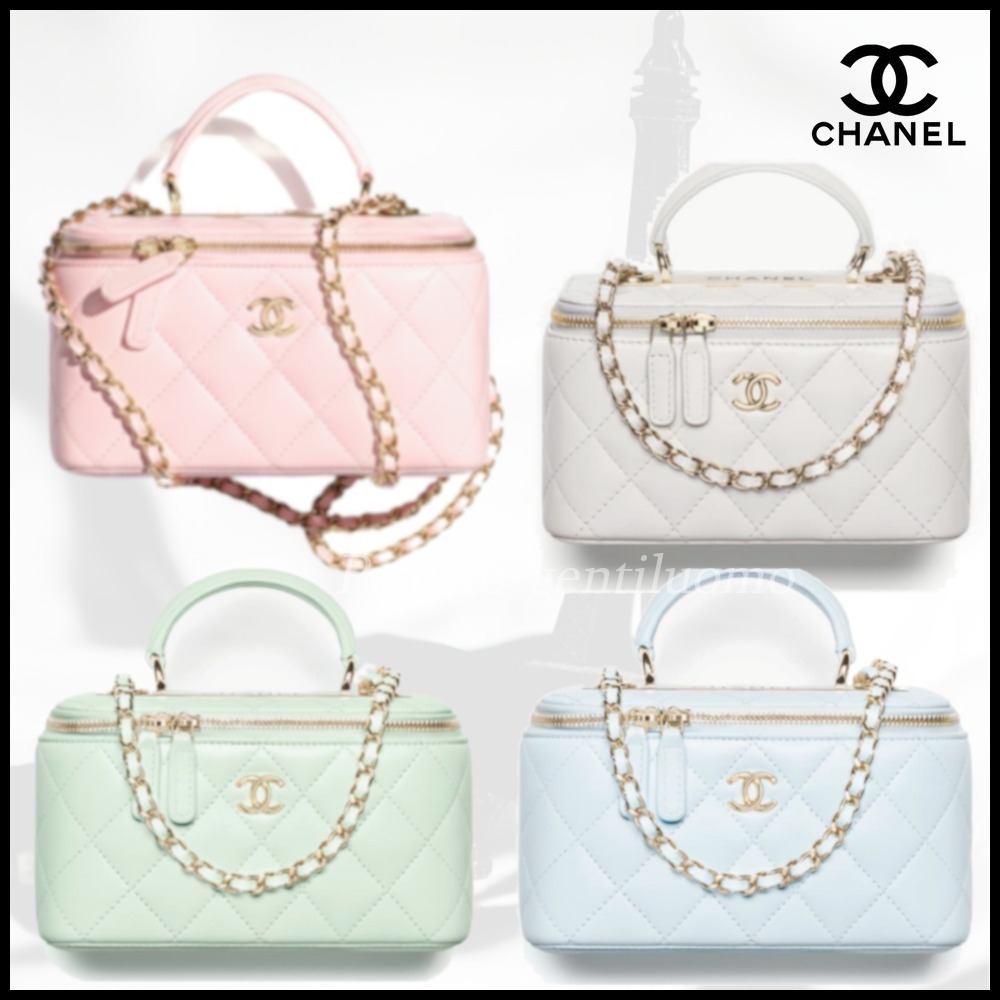 【パステルカラーが可愛い♪】シャネル バニティーバッグ