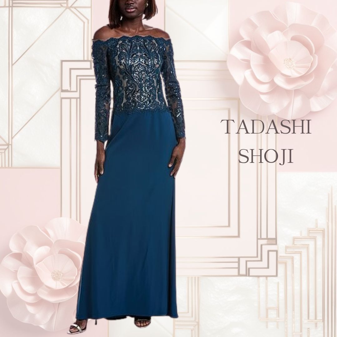 【TADASHI SHOJI】エレガント♪マキシドレス