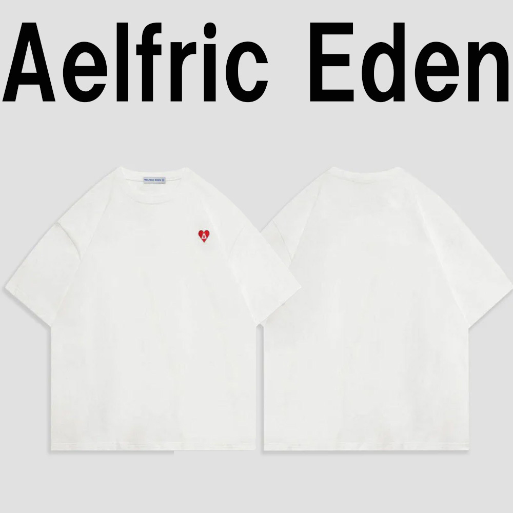 Aelfric Eden/プレミアムコットン ハート刺繍 Ｔシャツ