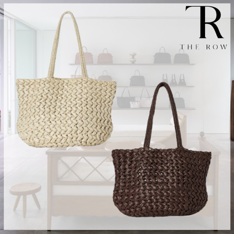 （要在庫確認）The Row Estelle ラフィア手織りトートバッグ