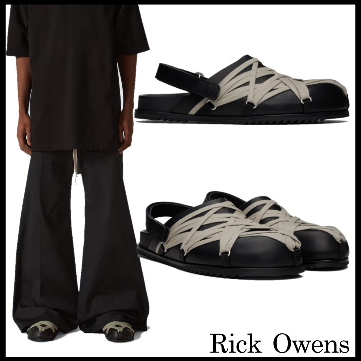 関税送料込◆Rick Owens◆Hollywood Megalaced ミュール