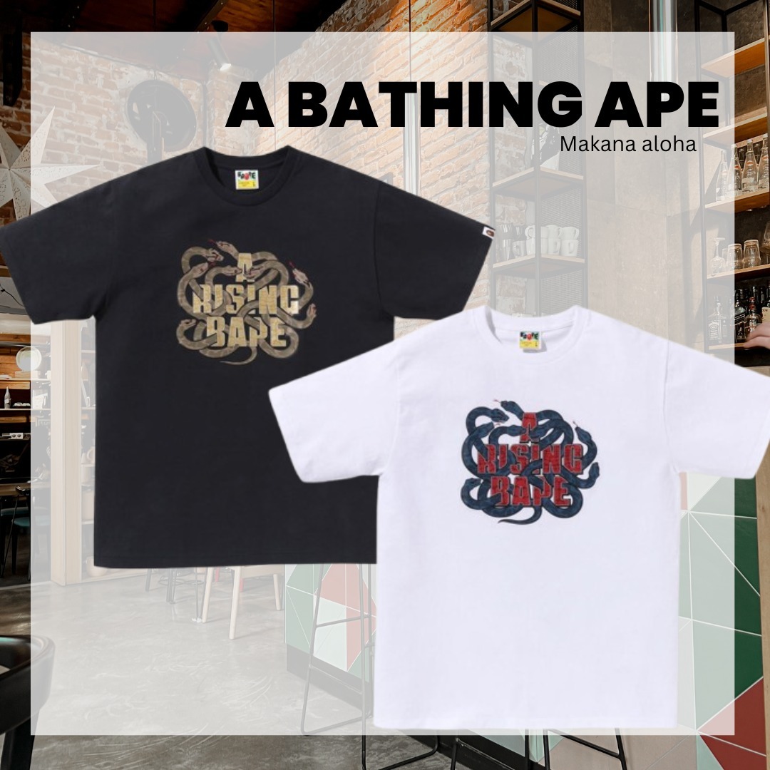 人気ブランド!!【A BATHING APE】YEAR OF SNAKE TEE