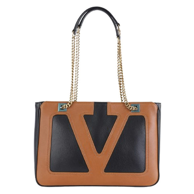 【送料関税込】VALENTINO GARAVANI - ショルダーバッグ 黒・茶