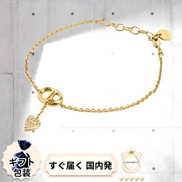 【完売必至】ディオール きらめくハートチャームのブレスレット