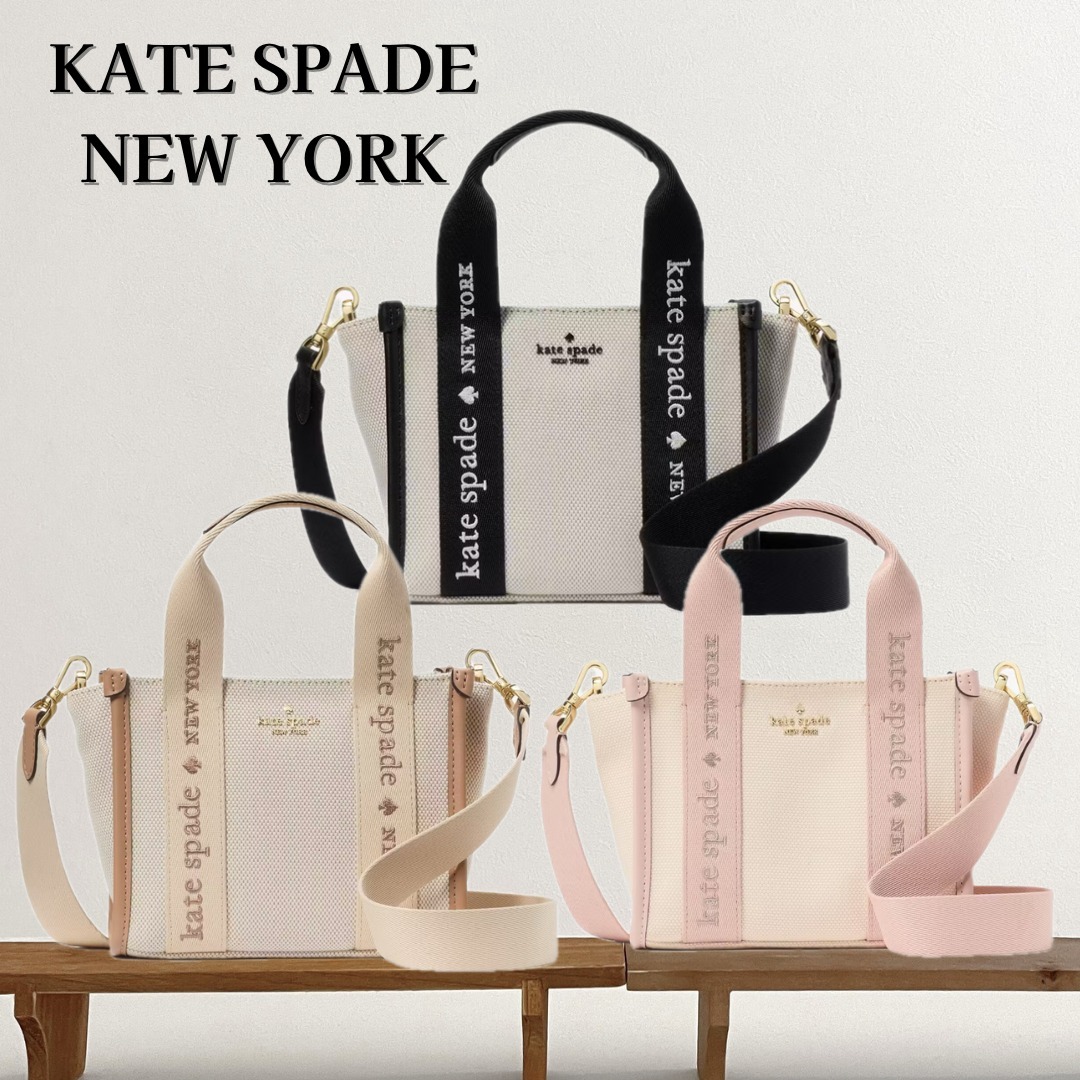【国内発送】katespade＊Kip Canvas Mini Tote
