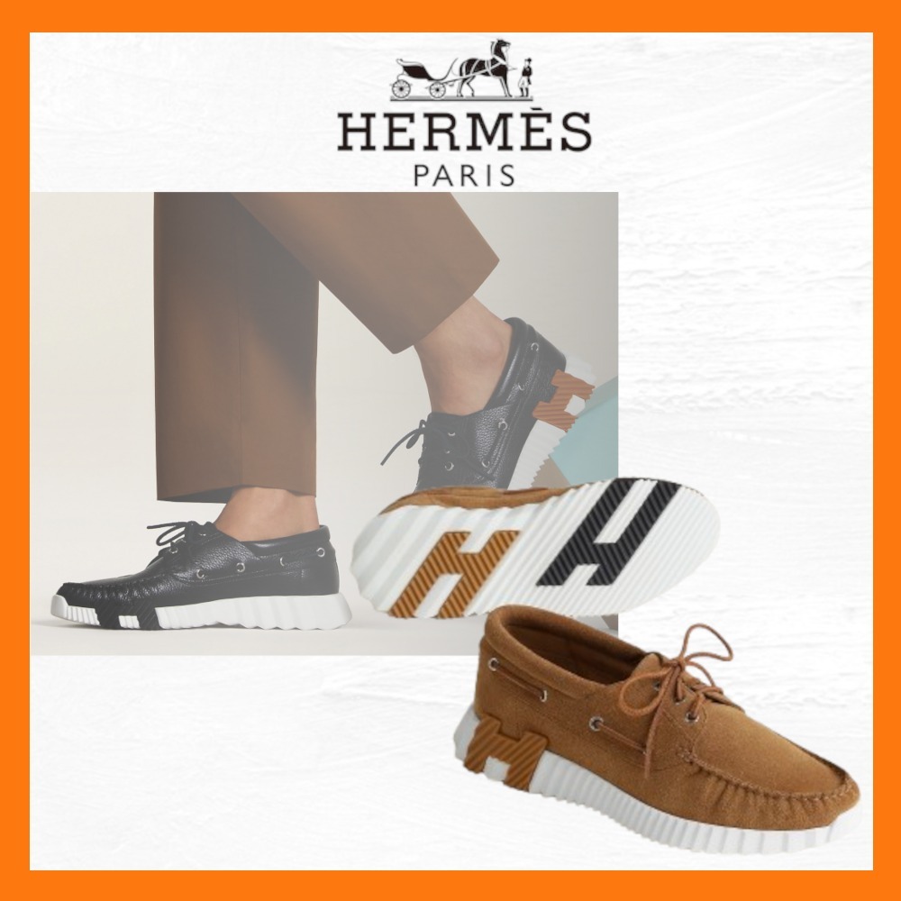 洗練された足元を演出 HERMES Sneakers Ketch スニーカー