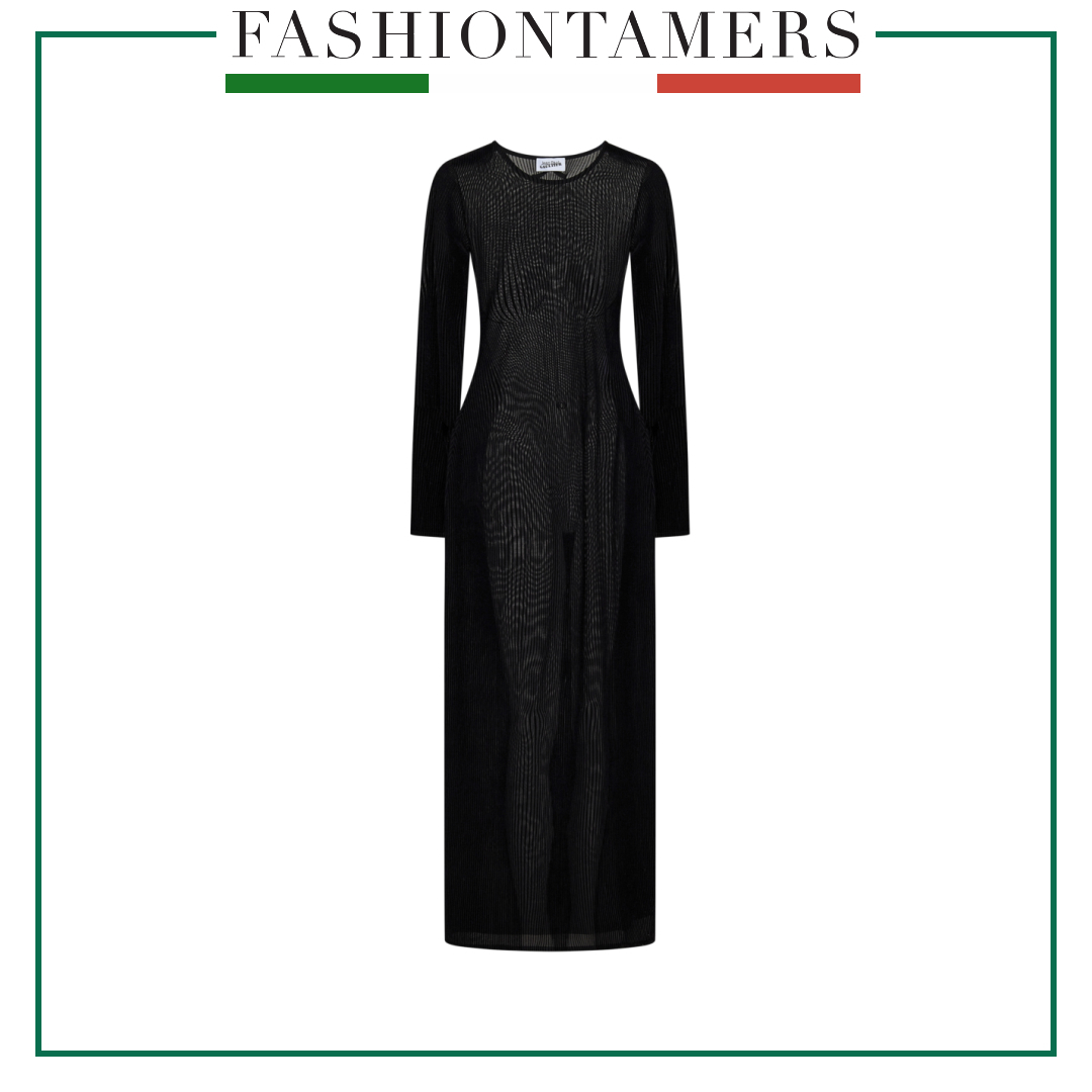 JeanPaul GAULTIER 25SS ドレス-ロング ブラック系