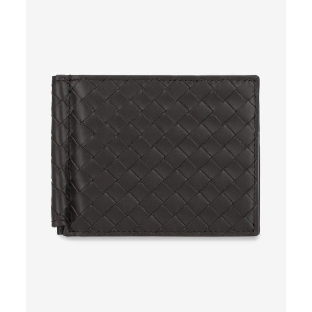 折りたたみ財布 BOTTEGA VENETA Classic Intrecciato Half Wallet Espresso 1231