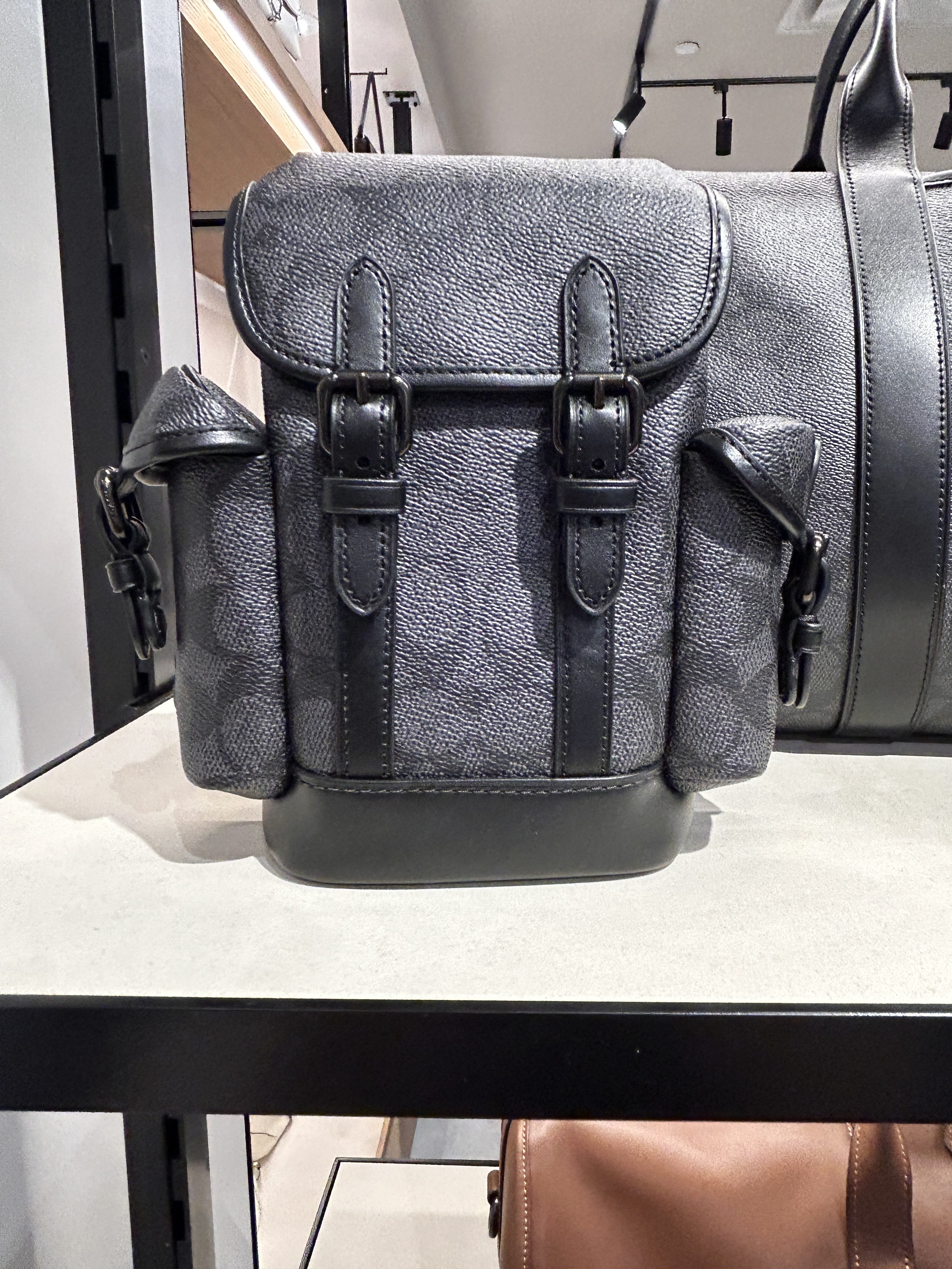 ショルダーバッグ coach Hitch Backpack 13 In Signature Canvas