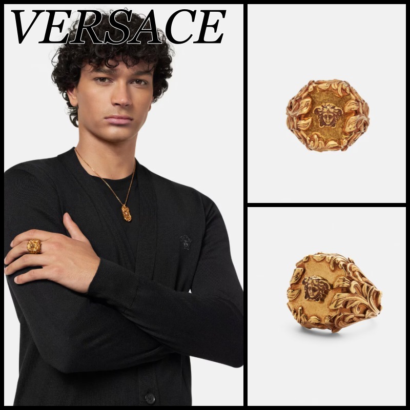 【関税込】VERSACE ヴェルサーチェ◆メデューサ バロッコ リング