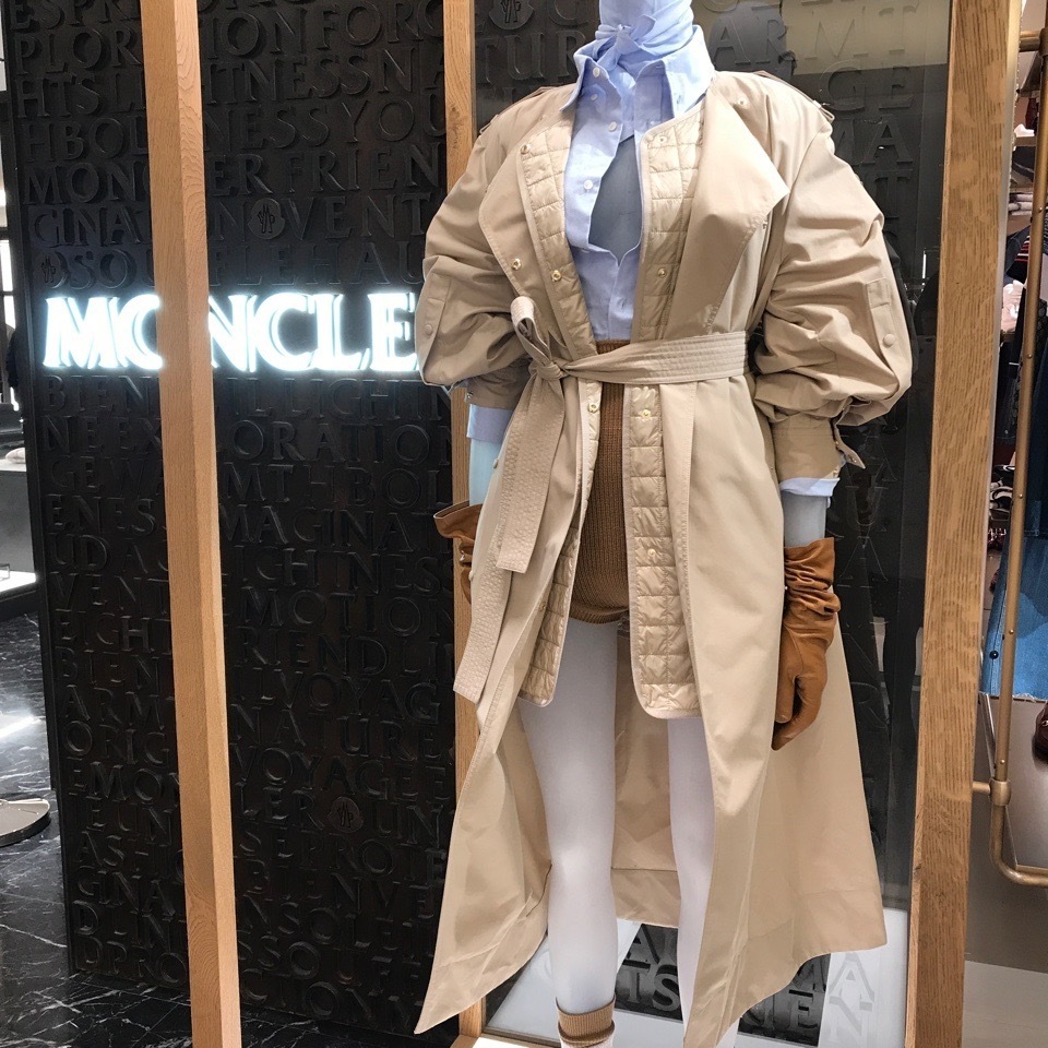 パリ直営店買付【MONCLER】3-in-1 Gourdonトレンチ風ダウン☆2色