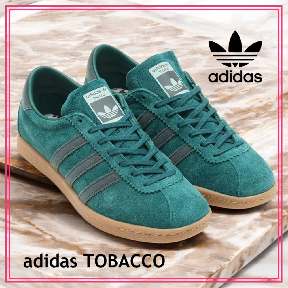 早い者勝ち adidas TOBACCO スウェード素材 落ち着いた色合い