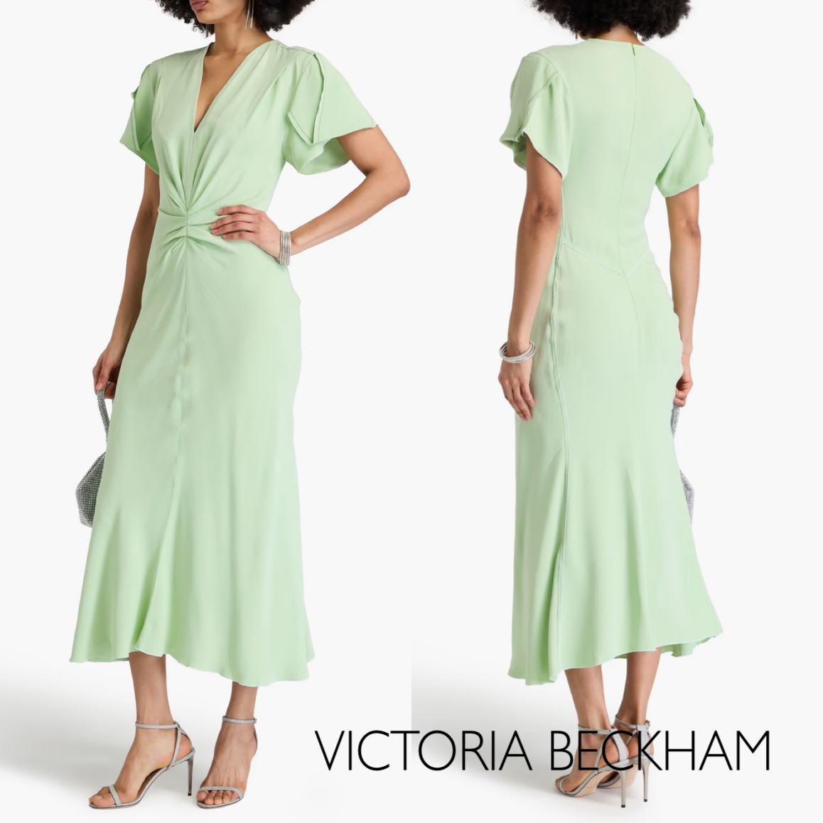 ルーシュ★アシンメトリー★ワンピース★ VICTORIA BECKHAM