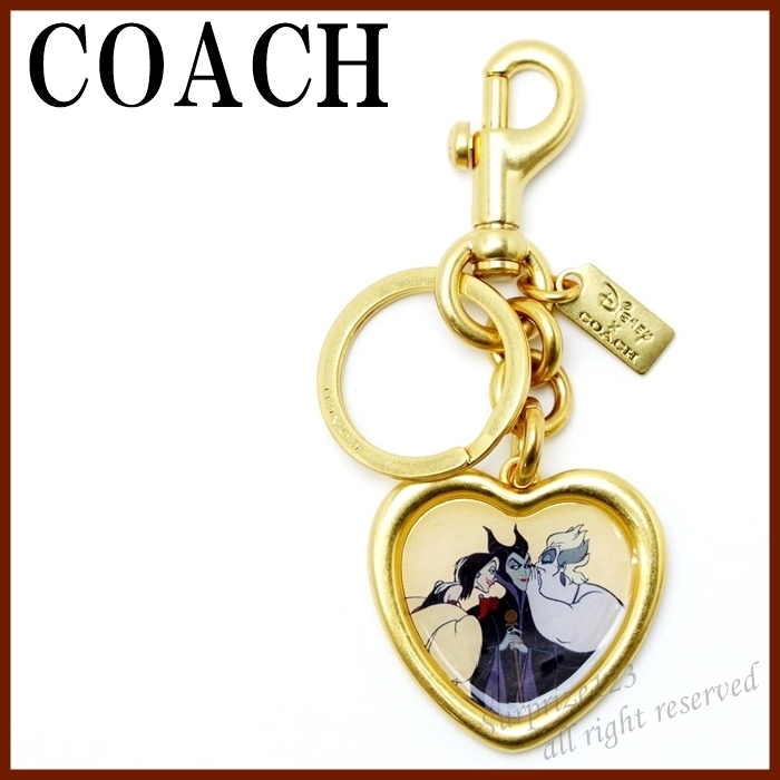 【即発】 COACH キーホルダー レディース キーリング ディズニー