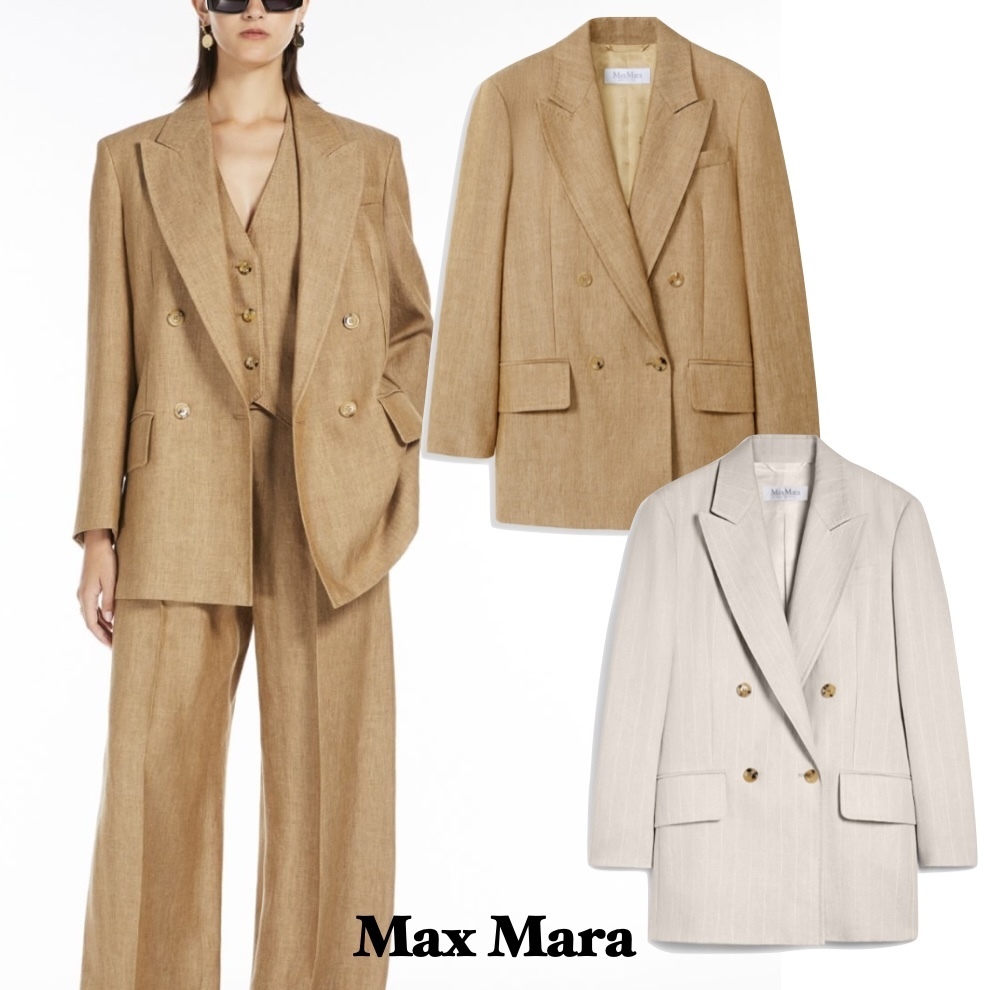 SALE《Max Mara》GERLA ピュア リネン オリンピア ジャケット