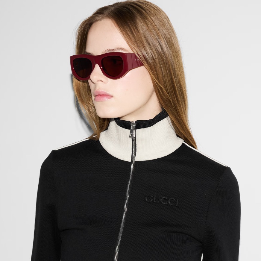 GUCCI《コットン フリース ジップ ジャケット》ブラック 直営店