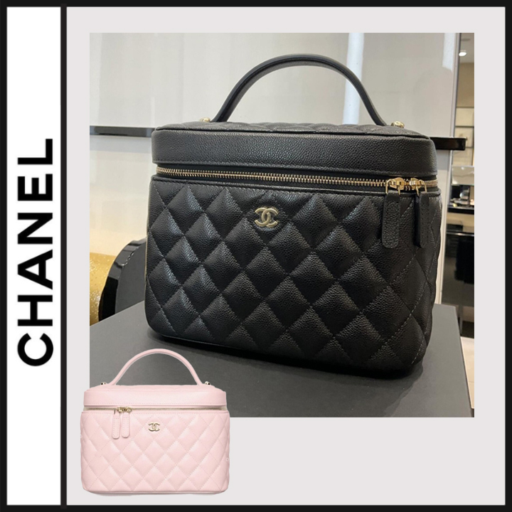 25S CHANEL コロンとしたフォルムかわいい♡バニティバック