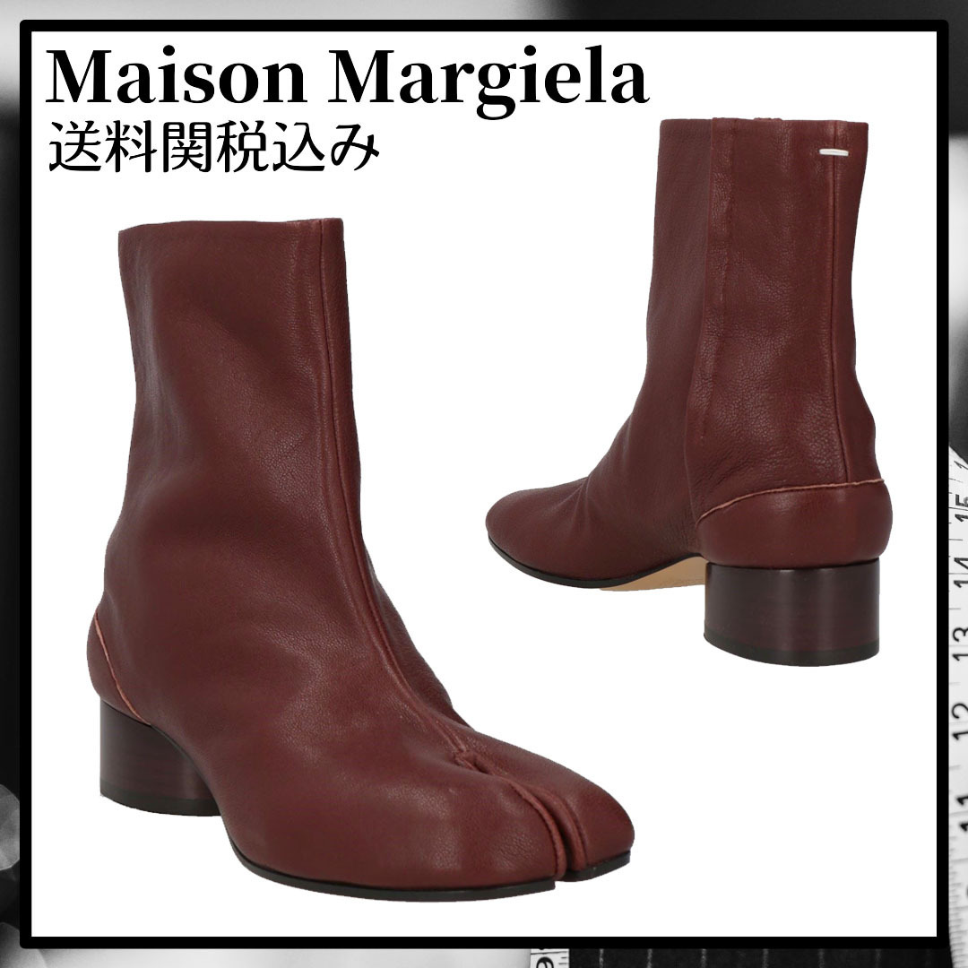 ショートブーツ【MAISON MARGIELA】送料関税込み ウッドヒール