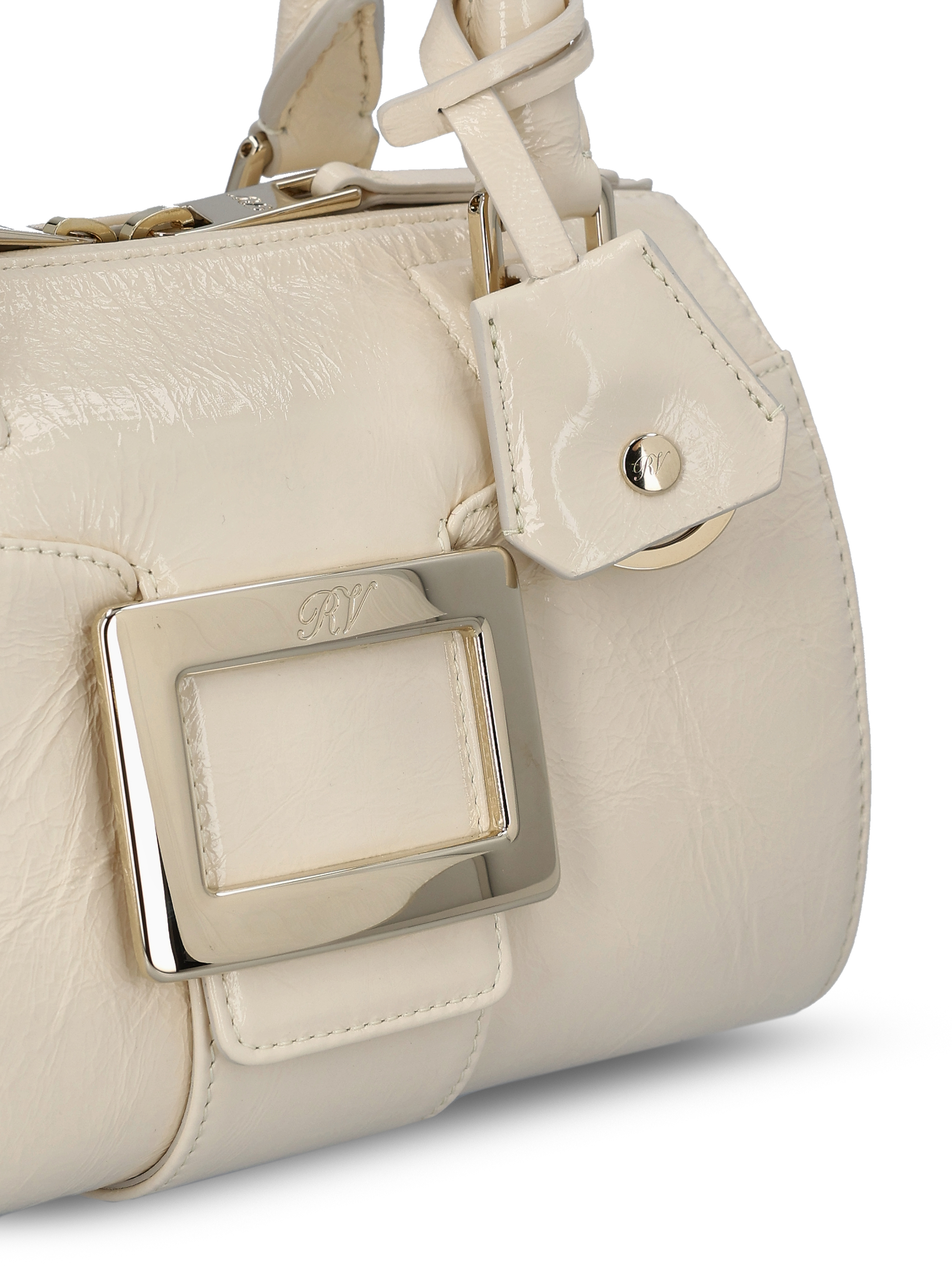 【Roger Vivier】SS25 Belle Vivier パテントレザー製ミニバッグ Roger Vivier】SS25 Belle Vivier パテントレザー製ミニバッグ