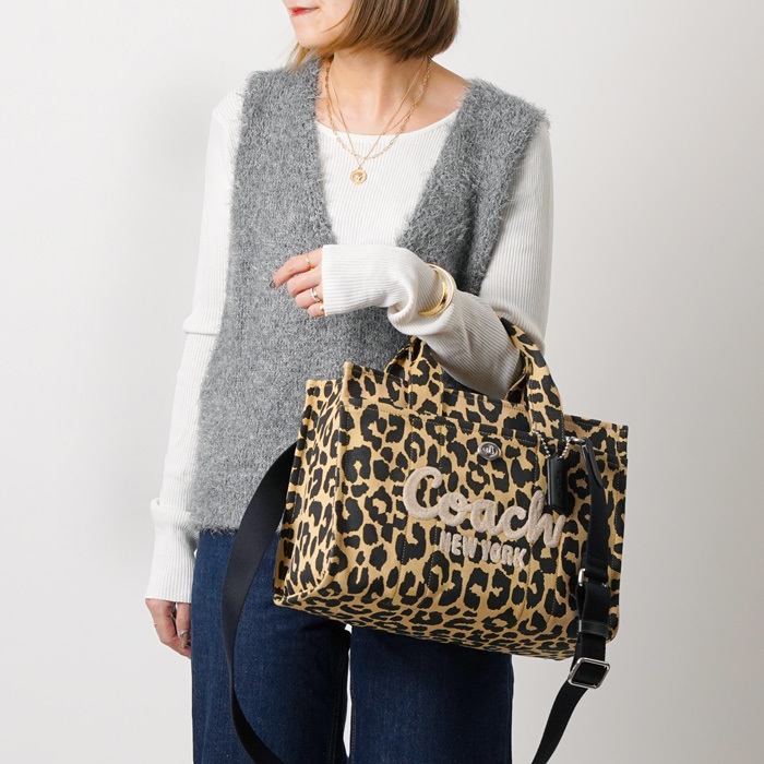 国内発送 COACH ショルダーバッグ CARGO TOTE CP770
