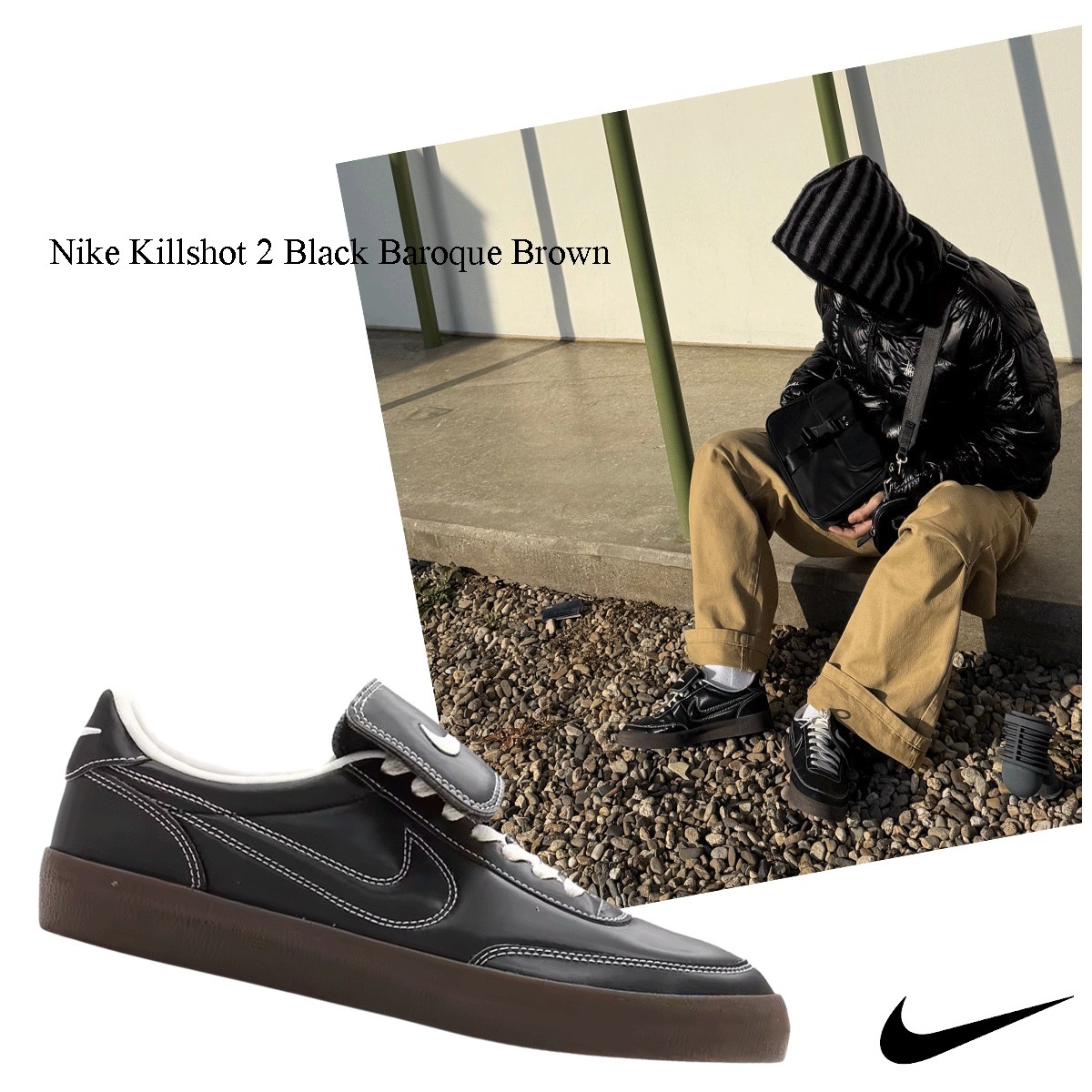 ★ Nike Killshot 2 Black Baroque Brown ~31cm