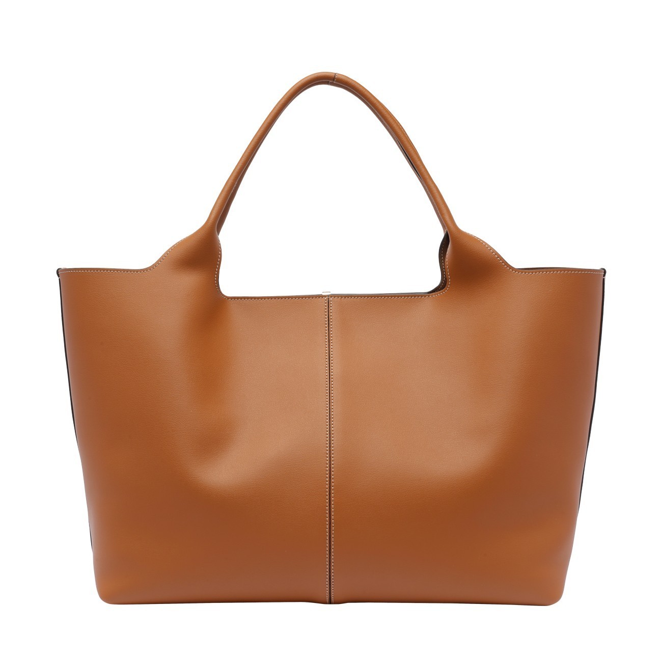 【TOD'S】レザーショッピングバッグ ミディアム 関税・送料込み 国内発 TOD'S レザー ショッピング バッグ ミディアム-スモール
