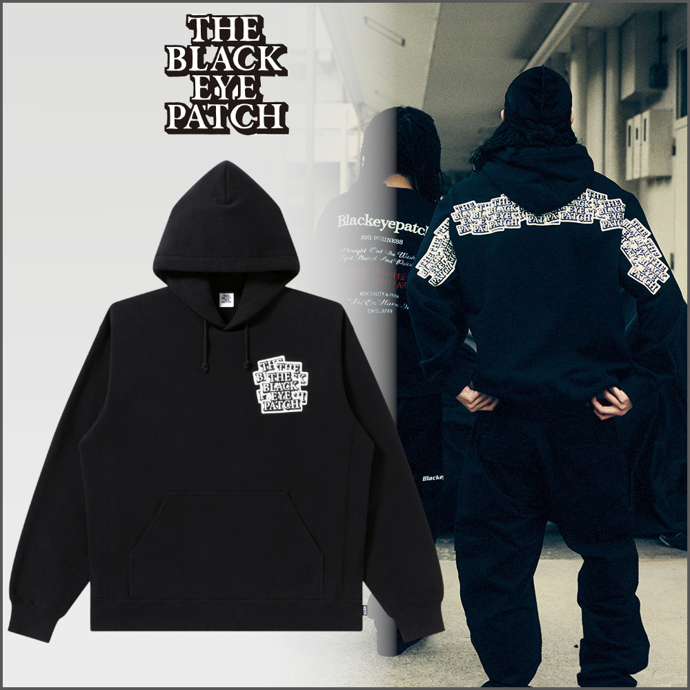 【BlackEyePatch】REPETITIVE OG LABEL HOODIE