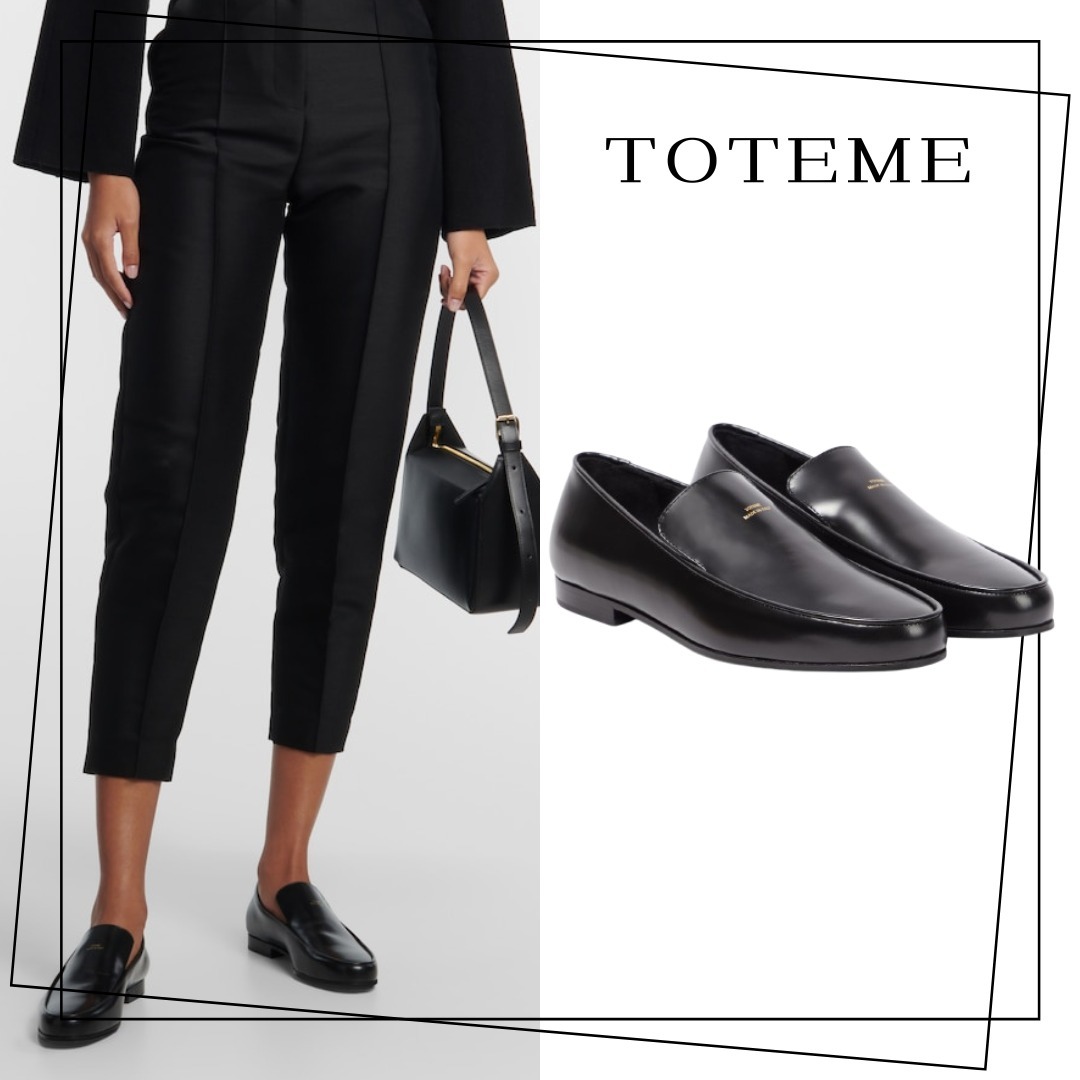 *関税・送料込み*【TOTEME】オーバルレザーローファー