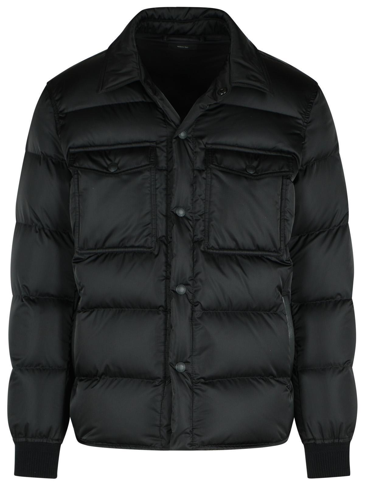 【送料&関税込】Tom Ford Black Polyester Down Jacket