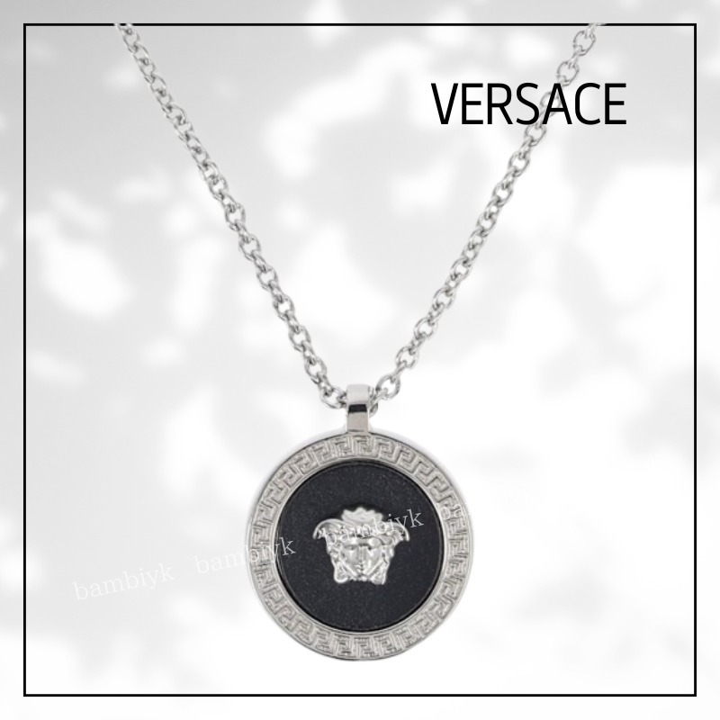 送料無料/関税込【VERSACE】エナメル メドゥーサ ネックレス