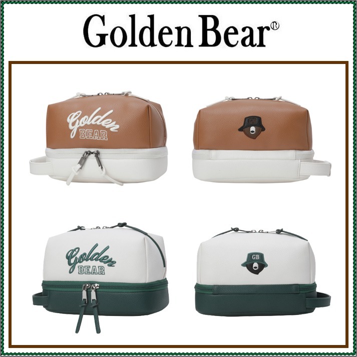【GOLDEN BEAR】男女共用 Color Contrast Multi Pouch /追跡付