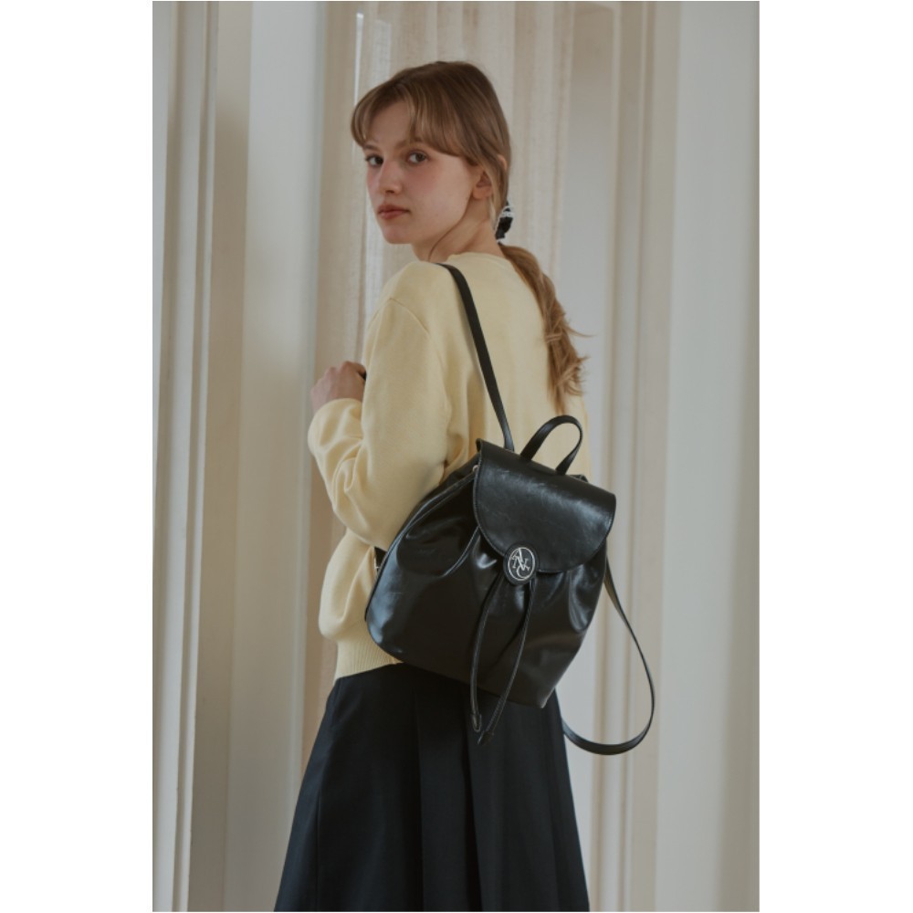 ★ANOETIC★ ANC CLASSIC LOGO BACKPACK_BLACK